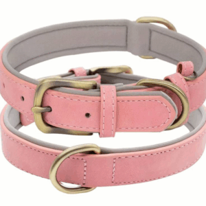 Collare Rosa in PU morbido - Taglia S